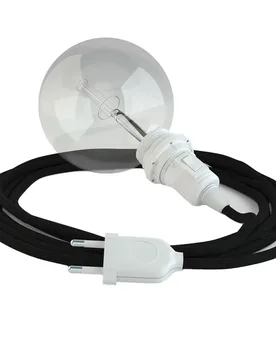 Cables Lampe Suspendue Pour Abat-jour Rm04 5 M Black One Size - Creative - FashionsVida
