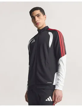 Sweat-shirt à Zip Tiro 26 Competition Training Black / Semi Lucid Red M - Adidas - FashionsVida