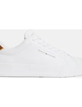 Zapatilla TH Court de piel de hombre con logo - Tommy Hilfiger - FashionsVida