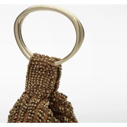 Bolso de mano de mujer de cóctel con pedrería