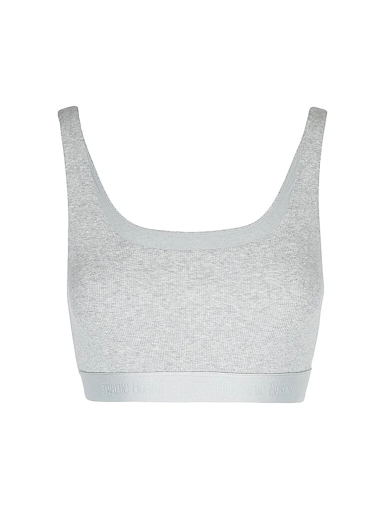 Bustier CORE RIB gris chiné gris clair S - Basics - FashionsVida
