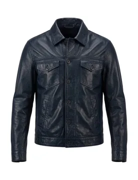 Giacche uomo - strike - nero - THE JACK AND JACKIE LEATHERS - FashionsVida