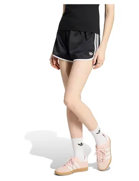 Short Satin 3 Stripes Sprinter Black / White 2XS - Adidas Originals - FashionsVida