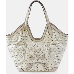 Bolso carryall de en P.U. bordado