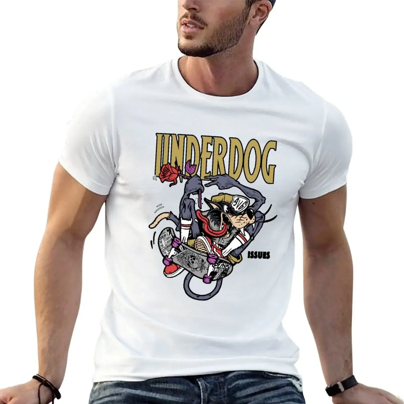 UNDERDOG T-Shirt Large Size Soft Cotton T-Shirt - Aliexpress - FashionsVida