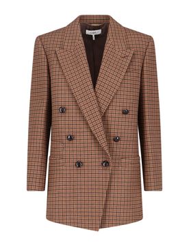 Chloé Wool-Blend Button-Front Jacket with Silk Lining