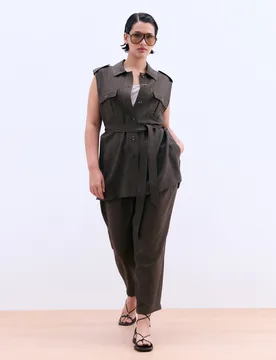 Pantalón fluido de mujer - Couchel - FashionsVida