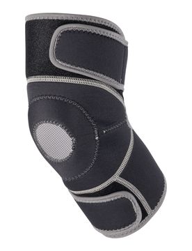 Kniebandage schwarz grau