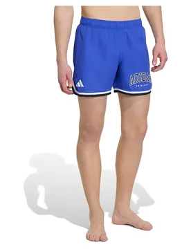 Logo 5´´ Swimming Shorts Lucid Blue / White XS Men - Adidas - FashionsVida