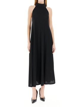Abito scollo halter NERO M