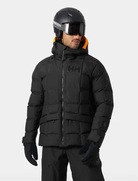 Men's Emiko Ridable Puffy Jacket Black XL - Black - Male - Helly Hansen - FashionsVida