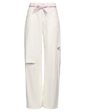 Pantalones vaqueros Mujer Marfil 27 Mujer