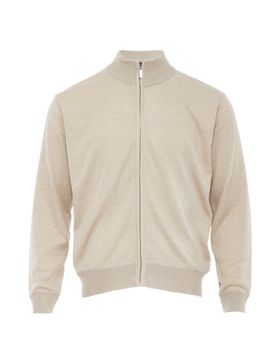 Aleva Cárdigan beige moteado