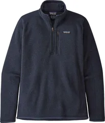 Pullover Reißverschluss 1/4 M's Better Sweater 1/4 Zip New Navy für Herren aus Wolle Größe L Navy blau