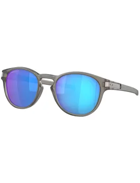 Lunettes de soleil polarisées - Latch Matte Grey Ink / Prizm Sapphire Iridium Polarized - Noir - Oakley - FashionsVida