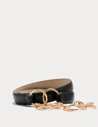 M&S Chain Waist Belt Black female