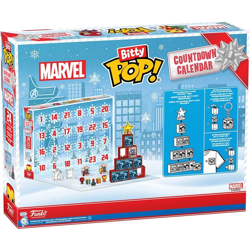 Bitty Adviento Calendar Marvel Comics Marvel - Funko - FashionsVida