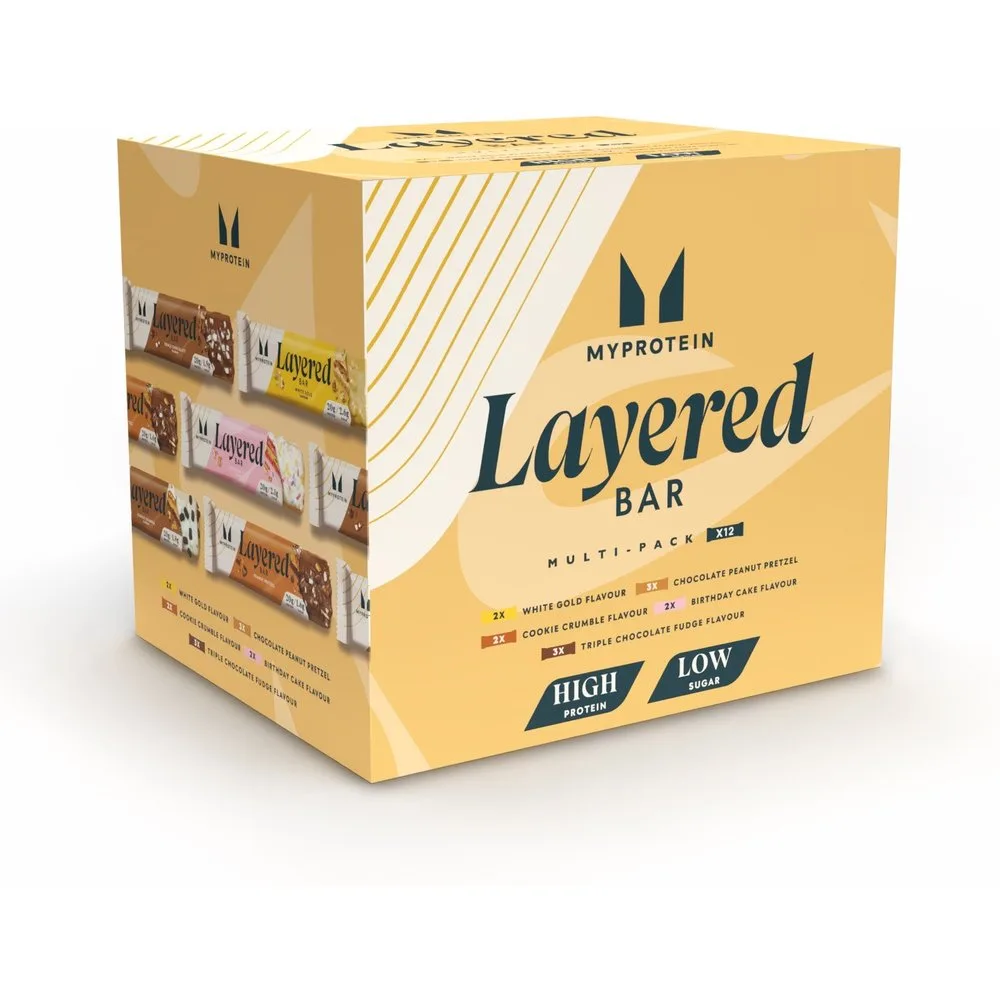 Caja variada de barritas Layered - MyProtein - FashionsVida