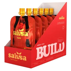 Scatola Di Bevanda Energetica Monodose Build Mango E Cocco 150g 6 Unità Multicolor
