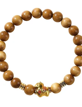 Year of the Horse Natural Phoebe Zhennan Wood Wealth Horse Bracelet Light Luxury Zodiac Year Beaded Bracelet Gifts - Aliexpress - FashionsVida