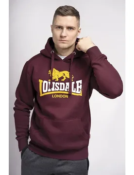 Sweat à Capuche Thurning Oxblood L - Lonsdale - FashionsVida