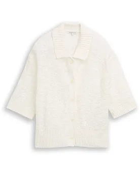 Tom Tailor Cárdigan blanco M - Tom tailor - FashionsVida
