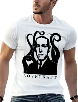 H P LOVECRAFT T-Shirt Abstract Pattern Print Top - Aliexpress - FashionsVida