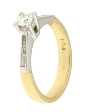 Anello Donna Oro Giallo Bianco GL101472