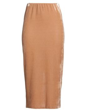 Falda midi Mujer Camel M,S Mujer