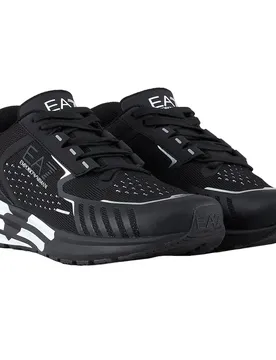 Ea7 Emporio Armani Baskets Crusher Distance Ref Black / White EU 35 1/3 Homme