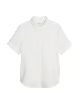 Woven Blouses Shortsleeve female