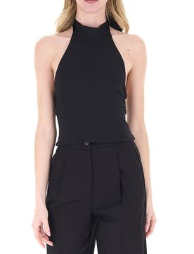 VICOLO Top halter NERO UNI
