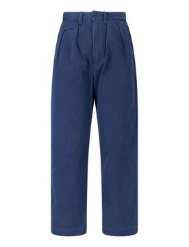 Pantaloni dritti in cotone