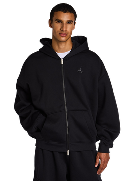 Brooklyn Herren Kapuzenpullover - Schwarz - Größe M - Baumwoll-Fleece Black M