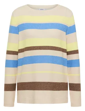 XL Cosy Multistripe Boatneck female