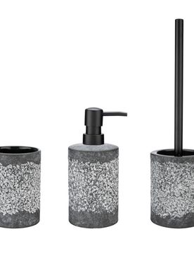 Bad-Accessoire Set „Anfo“, 3-tlg. aus Keramik