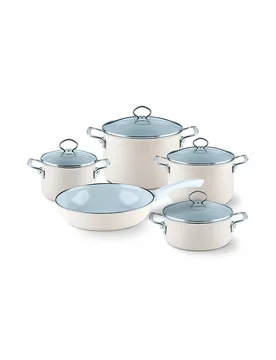Juego de utensilios de cocina de 5 piezas NOUVELLE Crema beige - Riess - FashionsVida