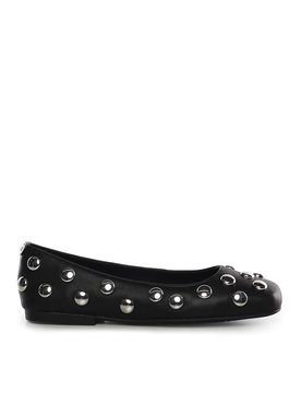 Ballerine Matilda in pelle con borchie