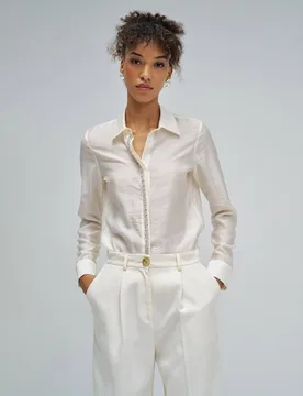 Camisa de mujer con brillos - Salsa Jeans - FashionsVida