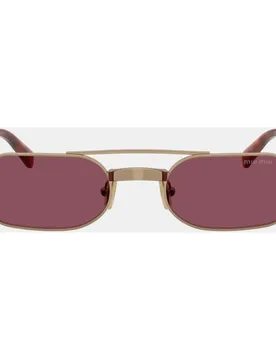 Gafas de sol MU B52S de mujer ovalada en metal - Miu Miu - FashionsVida