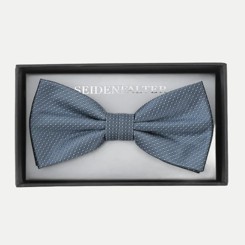 Fliege aus Seide Picoté Blau - Prince Bowtie - FashionsVida