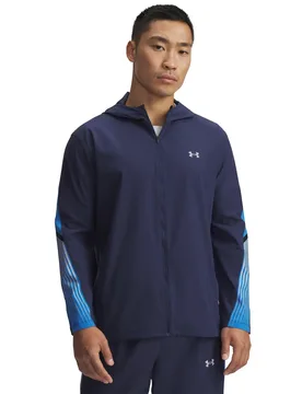Hoodie Velociti Storm - Noir - male - Size: S - Under armour - FashionsVida
