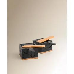 Set de 2 raclette individual con vela