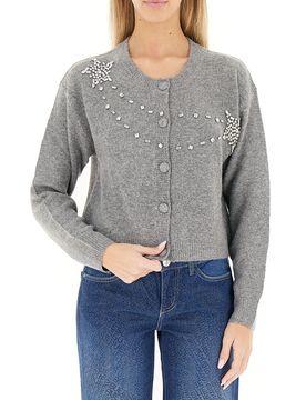Cardigan girocollo GRIGIO XL