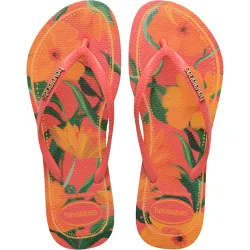 Chanclas Mujer Hav. Slim Tropical Tropical Coral 412