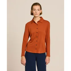 Camisa de mujer punto lisa