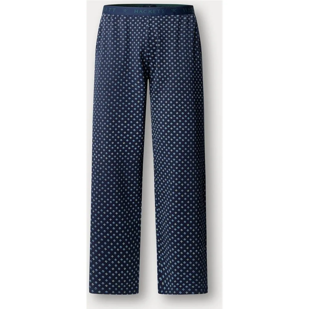 Pantalón largo de hombre de punto de algodón estampado Diamond - Hackett - FashionsVida