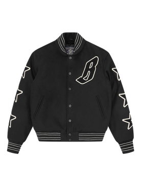Flying B Varsity Jacket - Black