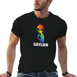 Gaylien LGBT Pride Rainbow Flag Gift For Gays T-Shirt mens graphic t shirts man tshirt T-Shirt