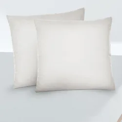 Feinjersey-Kopfkissenbezug Doppelpack grau, 2x 40x40 cm